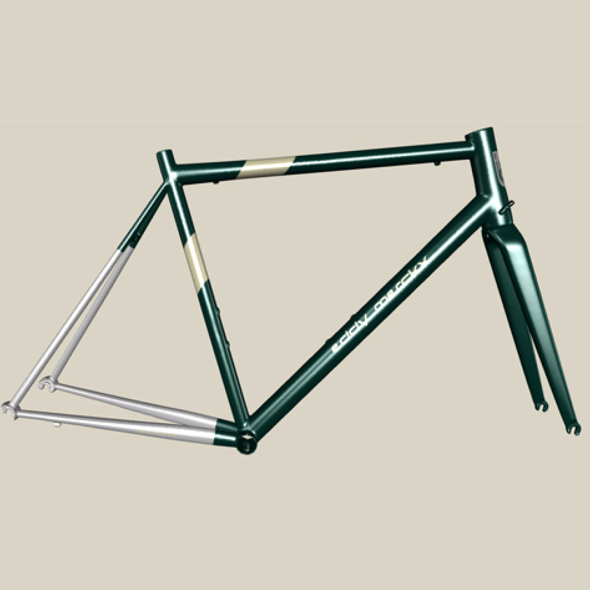 Eddy Merckx MyCorsa Stainless Steel Road Disc Frameset - Metallic